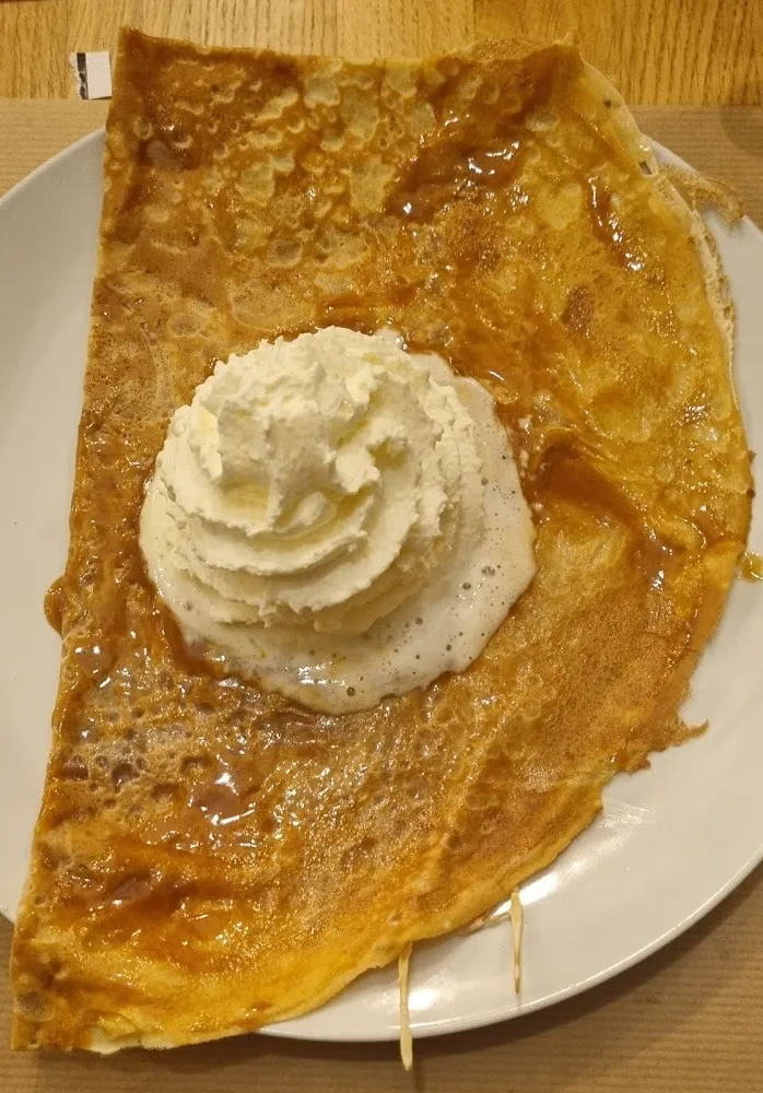 Caramel Beurre Salé Chantilly Et Glace Vanille