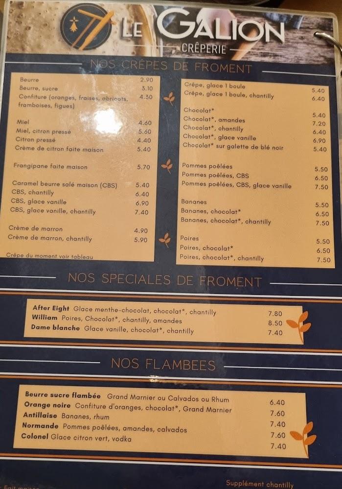 Le Galion - Menu Image 4
